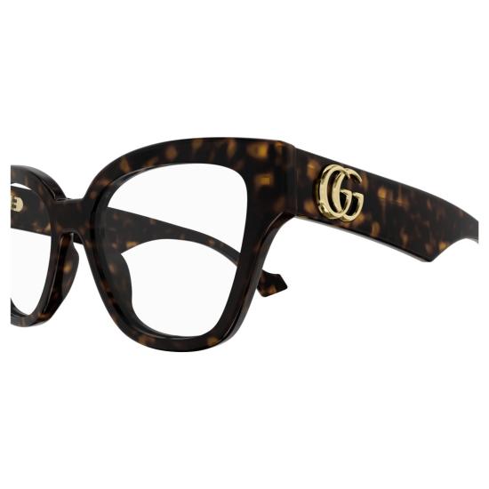 25FW 구찌 선글라스 Gg1424o 오버사이즈 스퀘어 호피무늬 안경 - GUCCI