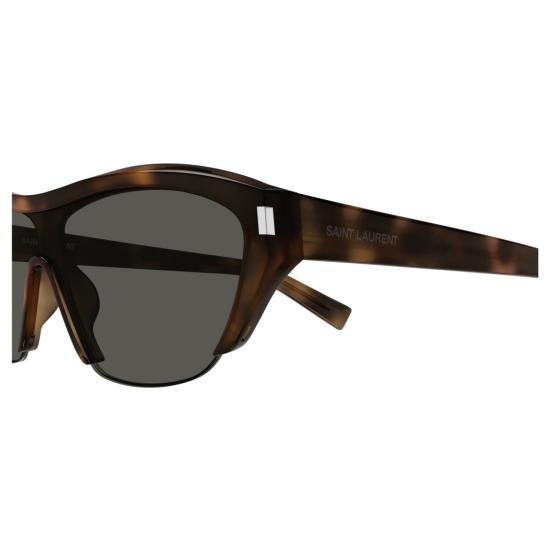 25FW 생로랑 선글라스 SL 704 각진 호피무늬 프레임 - SAINT LAURENT