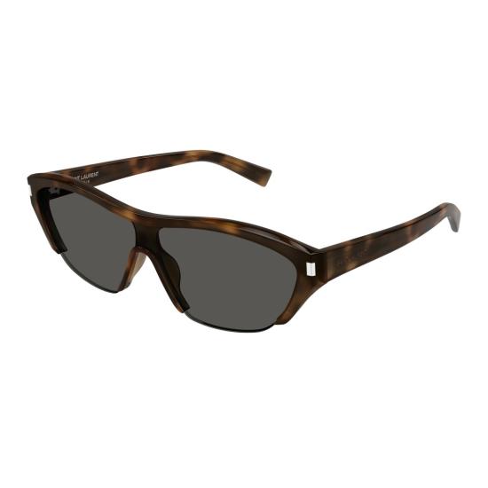 25FW 생로랑 선글라스 SL 704 각진 호피무늬 프레임 - SAINT LAURENT
