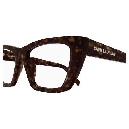 25FW 생로랑 선글라스 SL 276 마이카 옵트 오버사이즈 캣아이 호피무늬 - SAINT LAURENT
