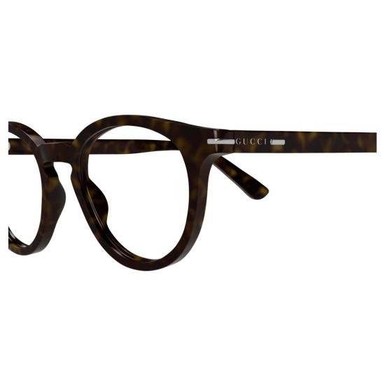 25FW 구찌 안경 Gg1727o 클래식 원형 호피무늬 안경 - GUCCI