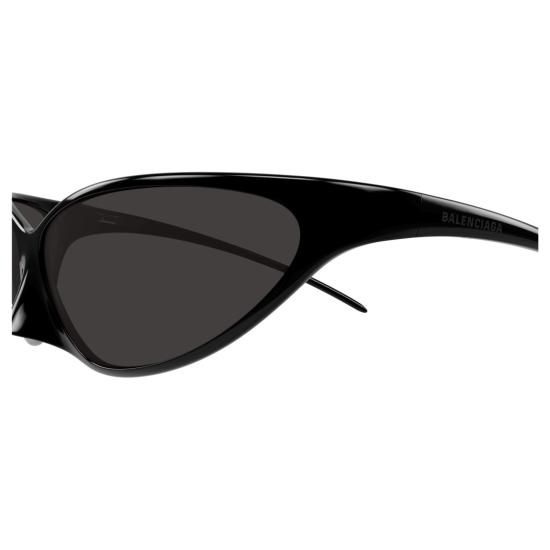 25FW 발렌시아가 선글라스 Bb0349s 랩어라운드 블랙 - BALENCIAGA