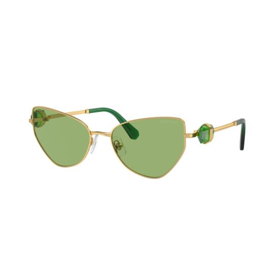 26SS 스와로브스키 선글라스 0Sk7003 녹색 렌즈가 장착된 캣아이 - SWAROVSKI