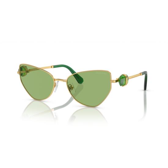 26SS 스와로브스키 선글라스 0Sk7003 녹색 렌즈가 장착된 캣아이 - SWAROVSKI
