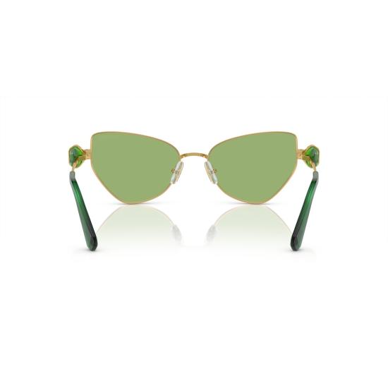 26SS 스와로브스키 선글라스 0Sk7003 녹색 렌즈가 장착된 캣아이 - SWAROVSKI