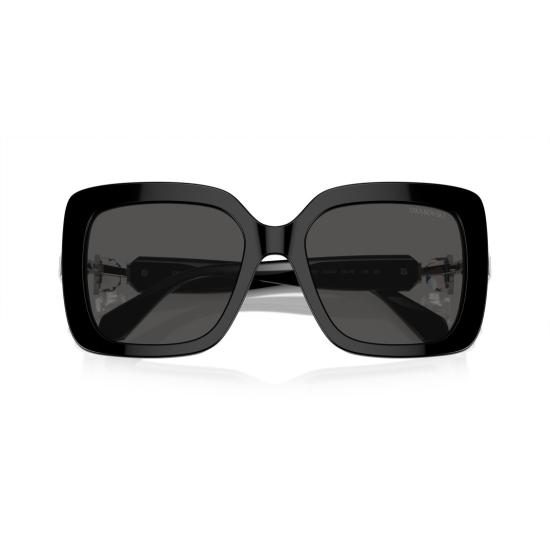 26SS 스와로브스키 선글라스 0Sk6001 크리스탈 장식 오버사이즈 스퀘어 프레임 - SWAROVSKI