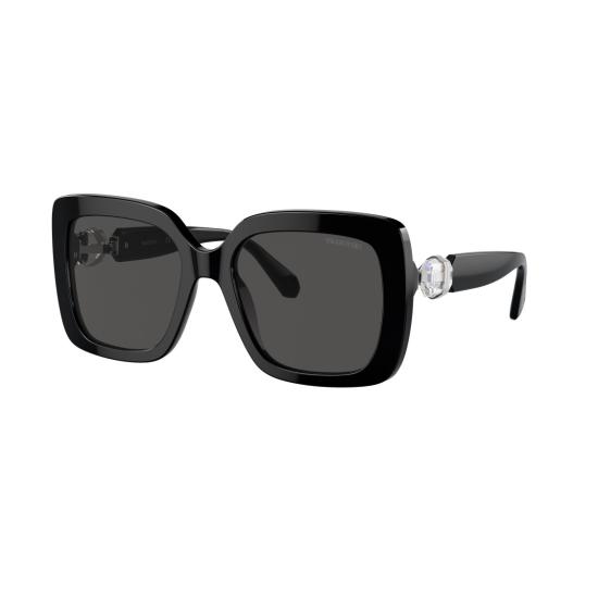 26SS 스와로브스키 선글라스 0Sk6001 크리스탈 장식 오버사이즈 스퀘어 프레임 - SWAROVSKI