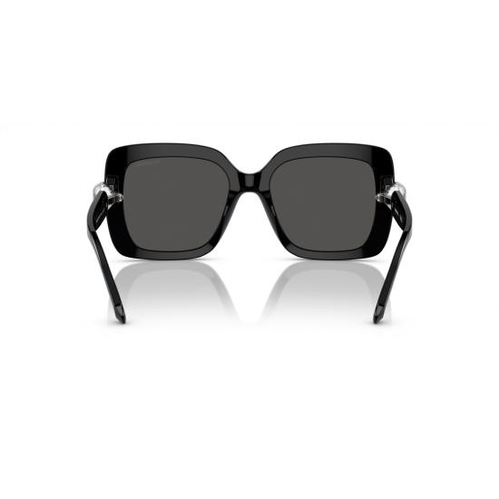 26SS 스와로브스키 선글라스 0Sk6001 크리스탈 장식 오버사이즈 스퀘어 프레임 - SWAROVSKI