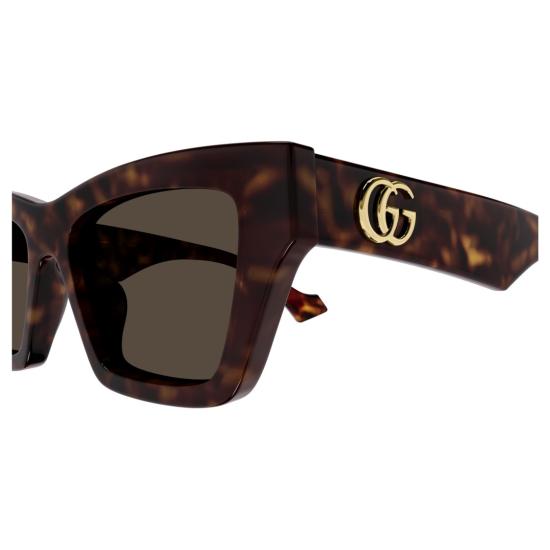 25FW 구찌 선글라스 Gg1753s 볼드한 직사각형 호피무늬 - GUCCI