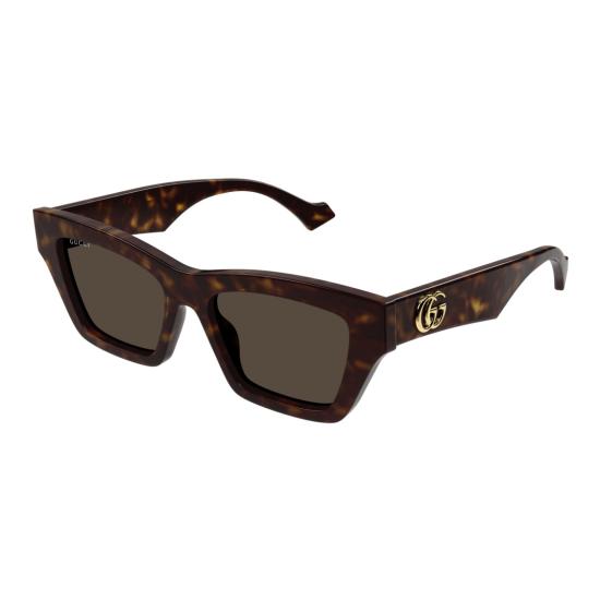 25FW 구찌 선글라스 Gg1753s 볼드한 직사각형 호피무늬 - GUCCI