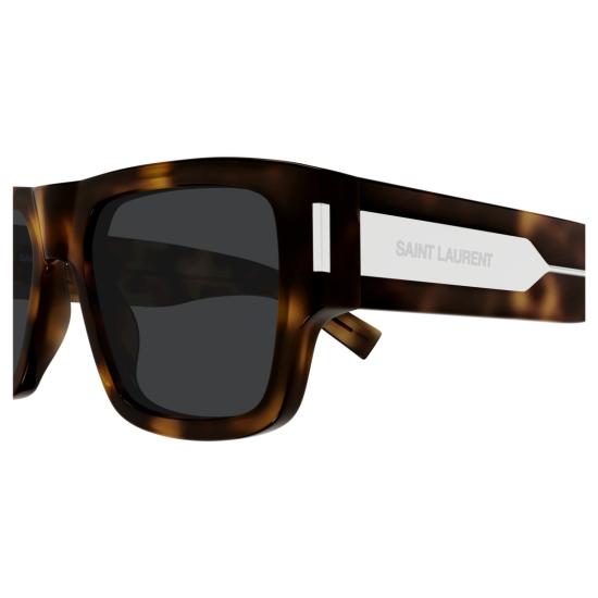 25FW 생로랑 선글라스 SL 659 볼드 직사각형 호피무늬 - SAINT LAURENT