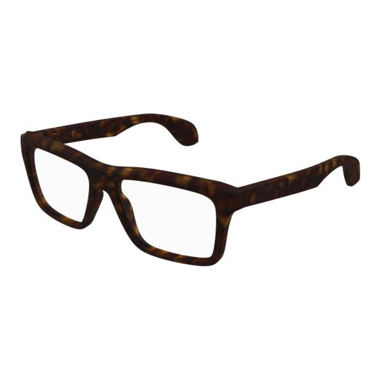 25FW 구찌 안경 Gg1573o 볼드 호피무늬 직사각형 안경 - GUCCI