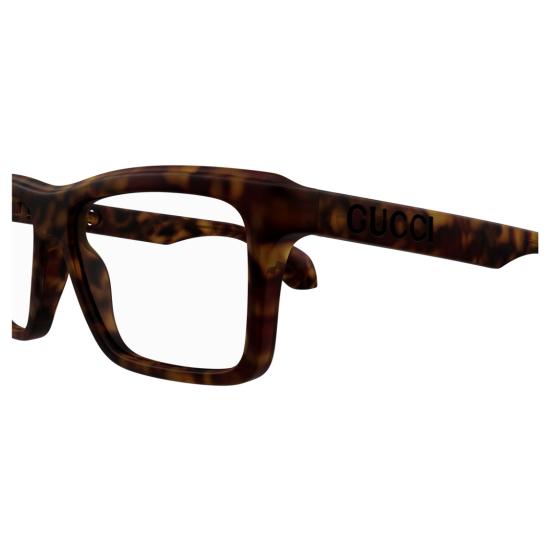 25FW 구찌 안경 Gg1573o 볼드 호피무늬 직사각형 안경 - GUCCI