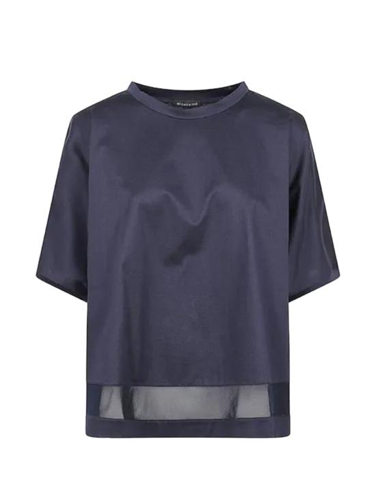 26SS MIZUIRO 반팔 티셔츠 1210074 77 NAVY - MIZUIRO
