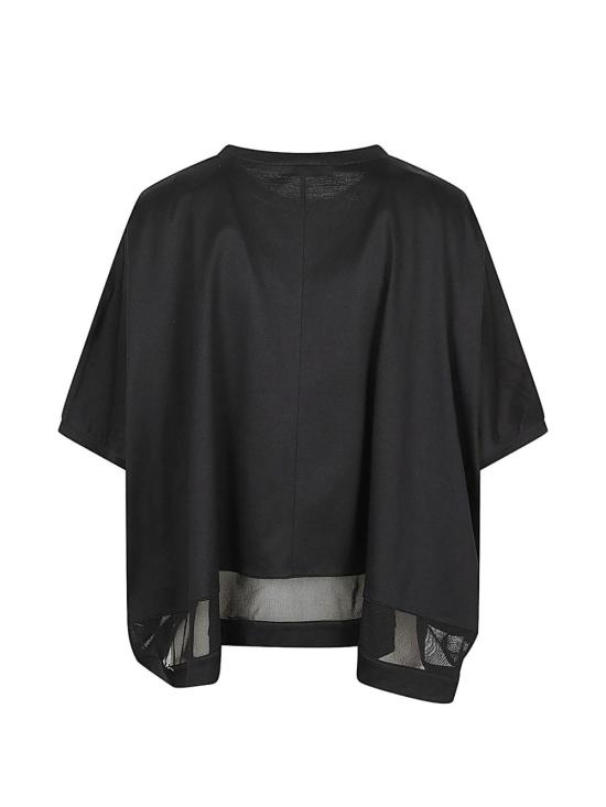 26SS MIZUIRO 반팔 티셔츠 1210074 99 BLACK - MIZUIRO