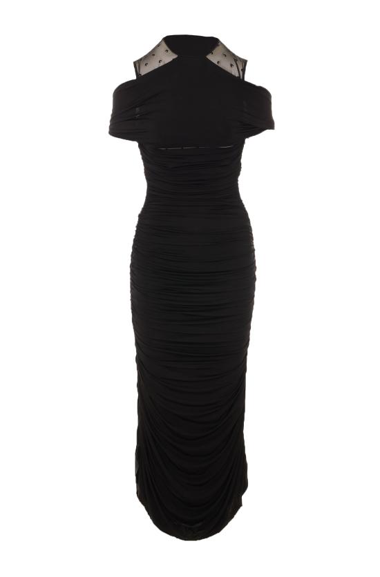 26SS 마린세르 미디 원피스 WDR437ACJER0022 BK99 Black