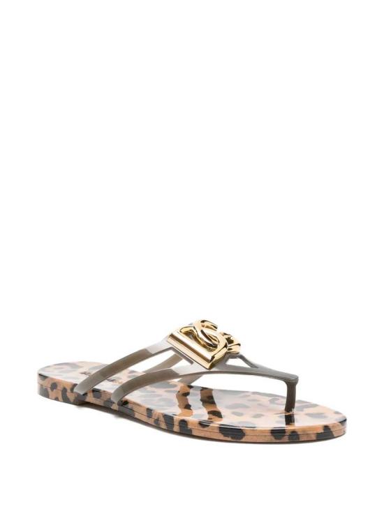 26SS 돌체앤가바나 러버 비치웨어 슬라이드 CW2418AY850 HY13M LEO NEW - DOLCE & GABBANA