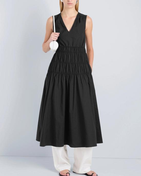  프로엔자슐러 미디 원피스 Proenza Schouler 로렌 드레스 블랙 - PROENZA SCHOULER