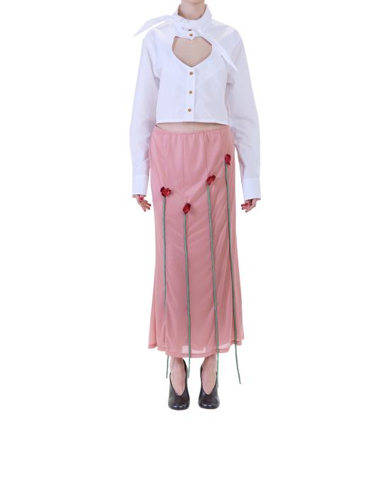 26SS 모스키노 롱 스커트 0120 0446 1187 ROSA MULTI - MOSCHINO