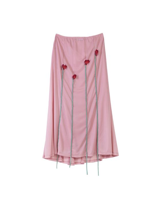26SS 모스키노 롱 스커트 0120 0446 1187 ROSA MULTI