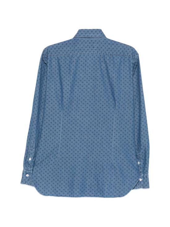 26SS 발바 셔츠 LIU13P015425 6U1 Blu - BARBA