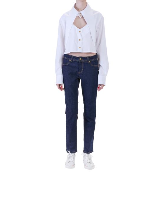 26SS 비비안웨스트우드 컷오프 하트 셔츠 1501005U W009Q A401white BIANCO - VIVIENNE WESTWOOD