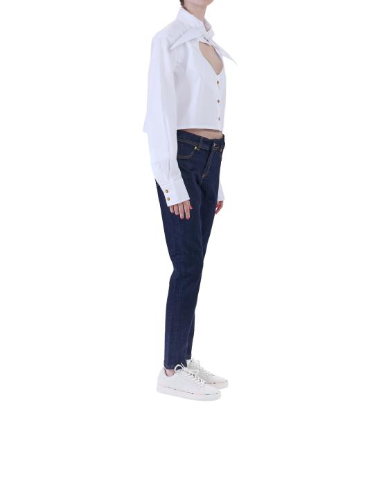 26SS 비비안웨스트우드 컷오프 하트 셔츠 1501005U W009Q A401white BIANCO - VIVIENNE WESTWOOD