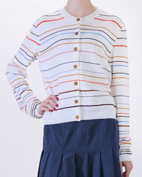 26SS 폴 스미스 가디건 W1R 696N V11238 02 BIANCO MULTI - PAUL SMITH