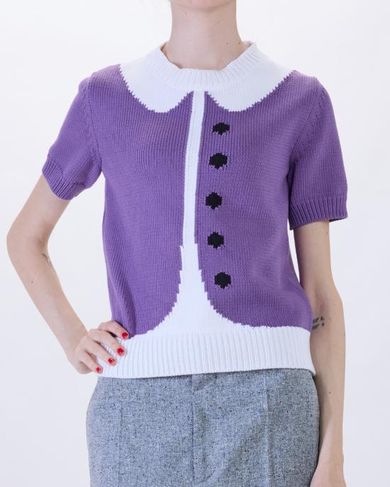 26SS 모스키노 풀오버 0905 0406 1268 BIANCO MULTI - MOSCHINO