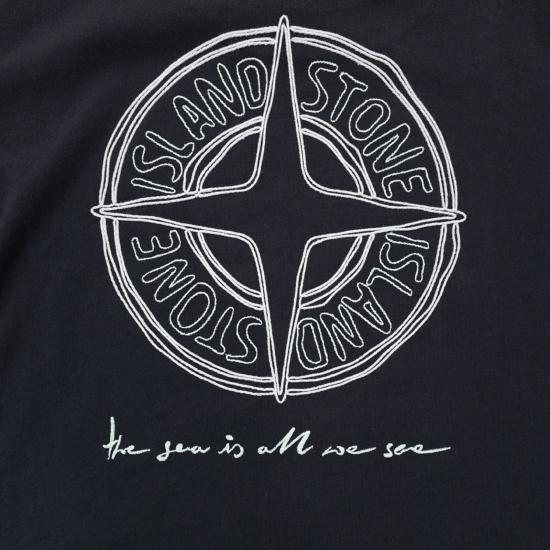 26SS [키즈] 스톤 아일랜드 티셔츠 L1S162100011 NAVY - STONE ISLAND