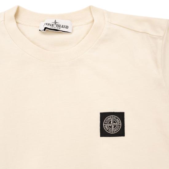 26SS [키즈] 스톤 아일랜드 티셔츠 L1S162100002 IVORY - STONE ISLAND