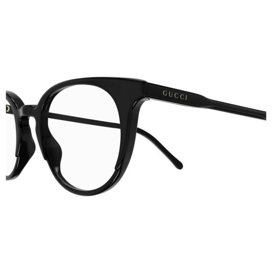  구찌 안경 Gg1214o 클래식 원형 프레임 블랙 아세테이트 안경 - GUCCI