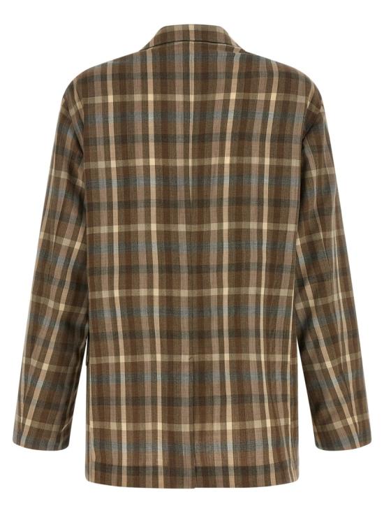 26SS 오라리 자켓 A26SJ04TCTOPBROWNCHECK Brown - AURALEE