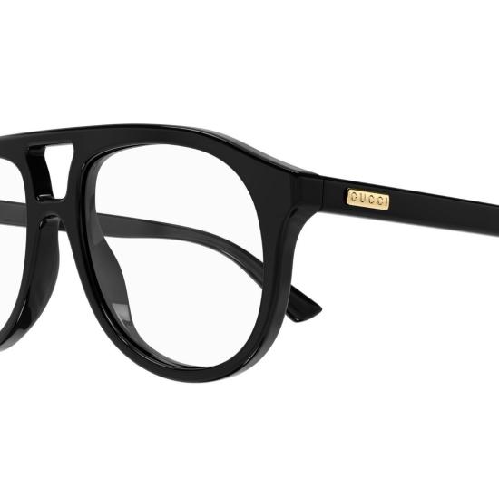 25FW 구찌 안경 Gg1320o 볼드 블랙 아세테이트 안경 - GUCCI