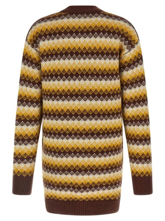 26FW 오라리 니트웨어 A25AC03ECBURGUNDYYELLOW Multicolor - AURALEE