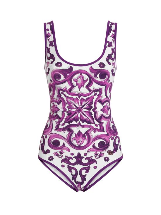 26SS 돌체앤가바나 비치웨어 O9A46J ONO19IP3TN Mix maiolica viola