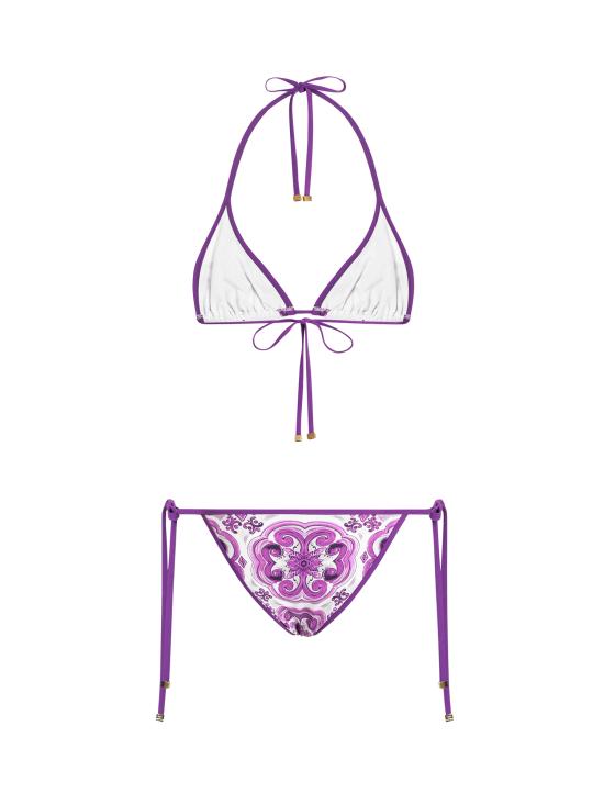 26SS 돌체앤가바나 비치웨어 O8A02J ONO19IP3TN Mix maiolica viola - DOLCE & GABBANA