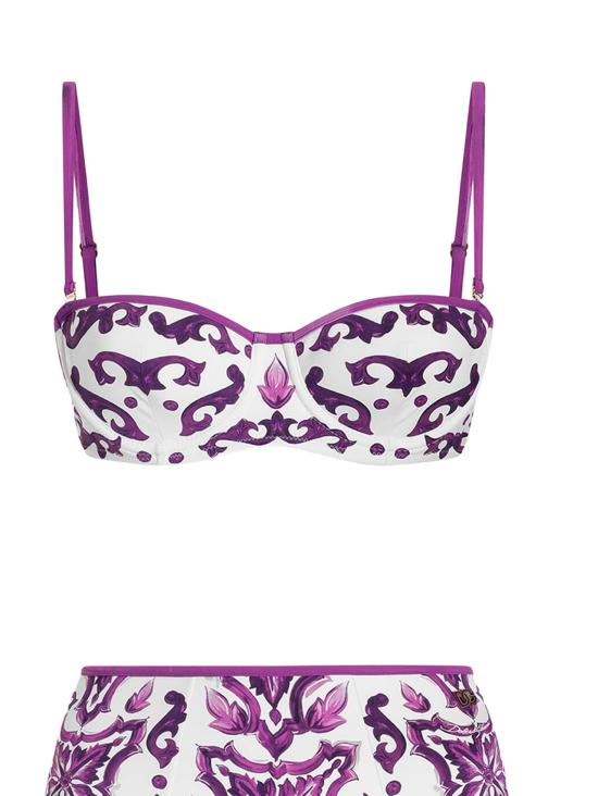26SS 돌체앤가바나 비치웨어 O8A27J ONO19IP3TN Mix maiolica viola - DOLCE & GABBANA