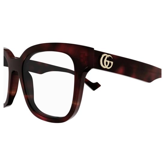 25FW 구찌 선글라스 Gg0958o 오버사이즈 호피무늬 사각 프레임 안경 - GUCCI