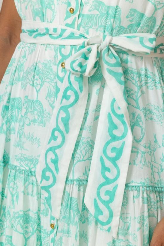 26SS Miss June 롱 원피스 5058 Green - MISS JUNE