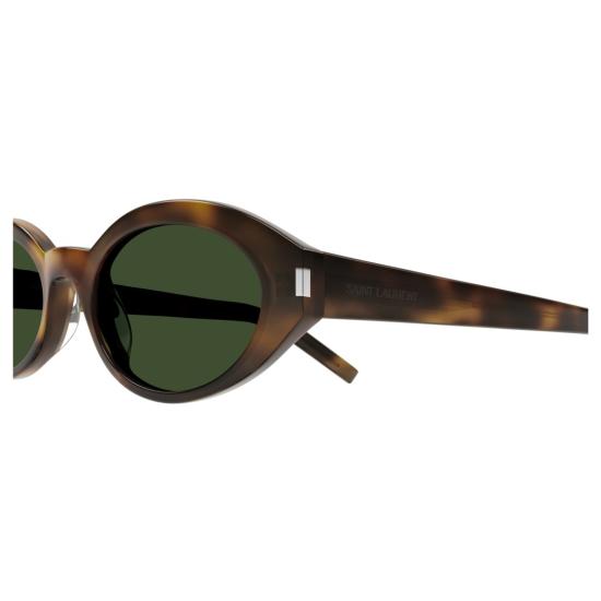 25FW 생로랑 선글라스 SL 567 호피무늬 타원형 - SAINT LAURENT