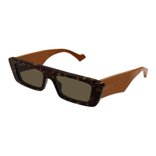 25FW 구찌 선글라스 Gg1331s 직사각형 호피무늬 - GUCCI
