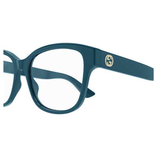 25FW 구찌 선글라스 Gg1340o 볼드 오버사이즈 청록색 사각 프레임 안경 - GUCCI