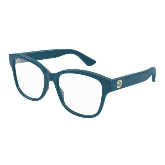 25FW 구찌 선글라스 Gg1340o 볼드 오버사이즈 청록색 사각 프레임 안경 - GUCCI