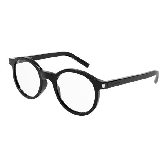 25FW 생로랑 안경 SL 521 옵트 라운드 아세테이트 프레임 안경 - SAINT LAURENT