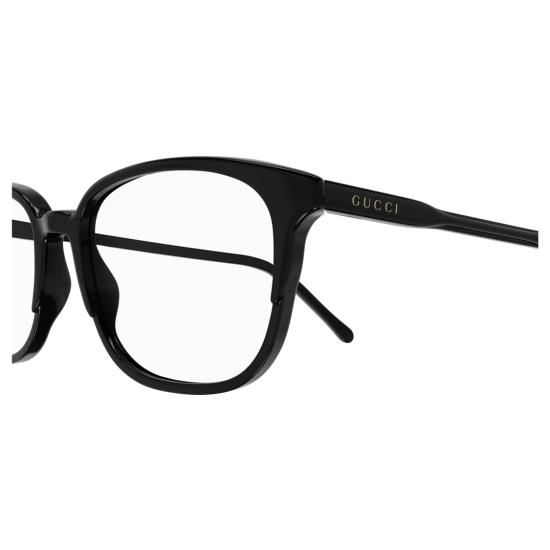 25FW 구찌 선글라스 Gg1213o 유광 블랙 아세테이트 사각 프레임 안경 - GUCCI