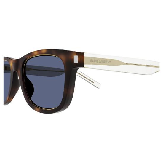 25FW 생로랑 선글라스 SL 51 림 볼드 스퀘어 프레임 호피무늬 - SAINT LAURENT