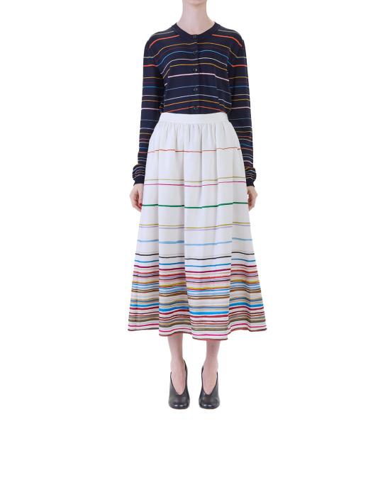 26SS 폴 스미스 롱 스커트 W1R 311S V11230 92 BIANCO MULTI - PAUL SMITH