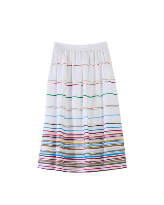 26SS 폴 스미스 롱 스커트 W1R 311S V11230 92 BIANCO MULTI
