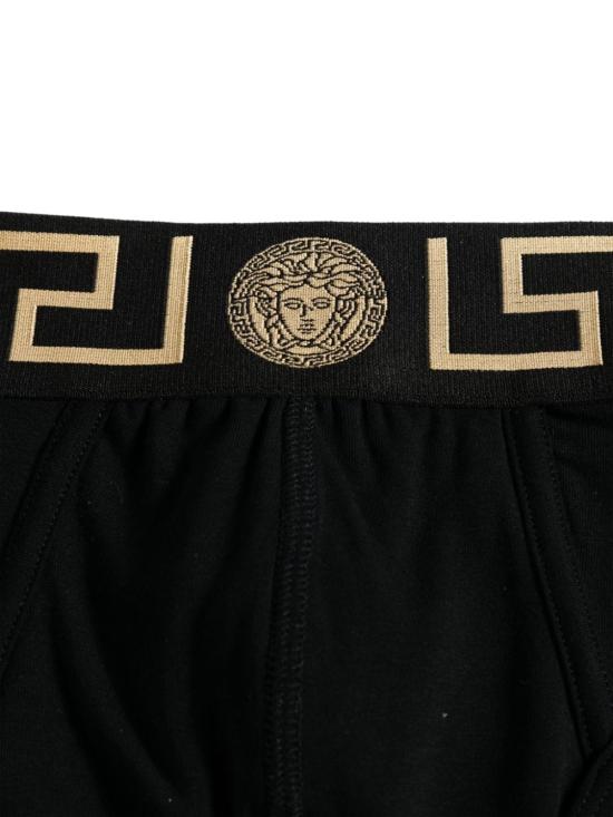 26SS 베르사체 라운지 웨어 AU10027 1A10011A80G Nero - VERSACE